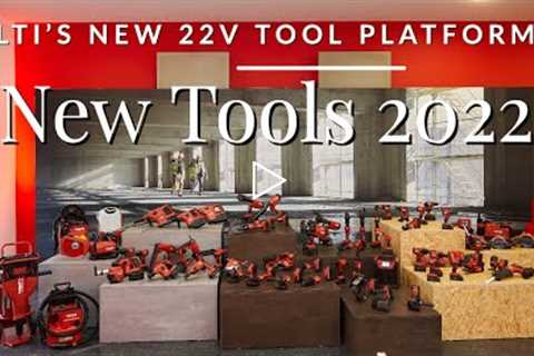 HILTI's New NURON 22V Cordless Tool Platform for 2022