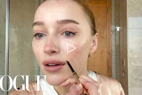 Bridgerton's Phoebe Dynevor on Dry Skin Care & Casual Makeup | Beauty Secrets | Vogue