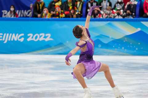 The Russian team vaults past the United States for the top spot in figure skating.