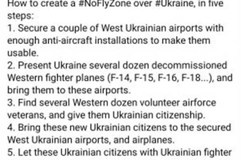 Will ‘no-fly’ zones fly over Ukraine