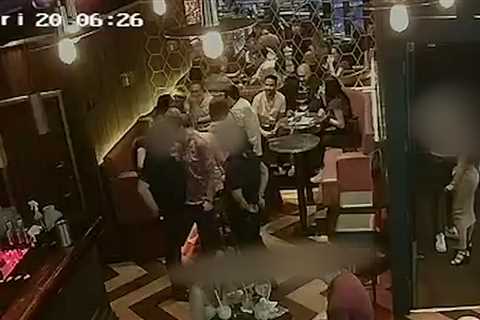 Shocking moment Met Police officer headbutts bar manager after being confronted for ‘breaking Covid ..