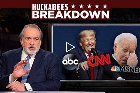 SHOCKING! The Media COMPLIMENTS Trump & SLAMS Biden | Breakdown | Huckabee