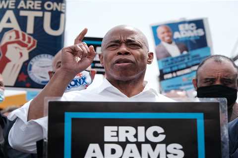 Eric Adams is daring the left to take him on — and they’re game