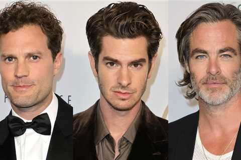 Jamie Dornan, Andrew Garfield and Chris Pine prepare for the 2022 Producers Guild Awards