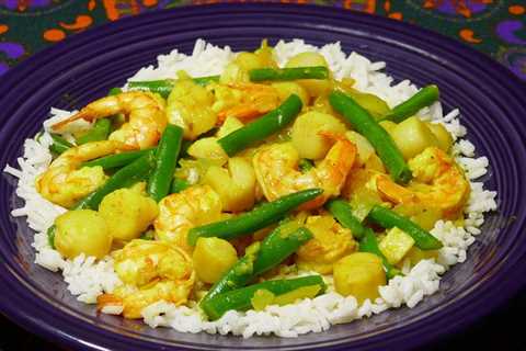 Seafood curry dish features flavorful spices |  Food & Cooking