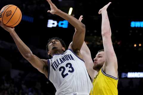 N.C.A.A. Men’s Tournament: Villanova Tops Michigan, Despite Poor Shooting