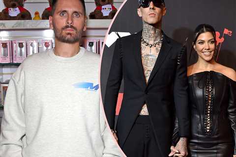 Scott Disick Only Plans To Attend Kourtney Kardashian & Travis Barker’s Wedding When It’s..