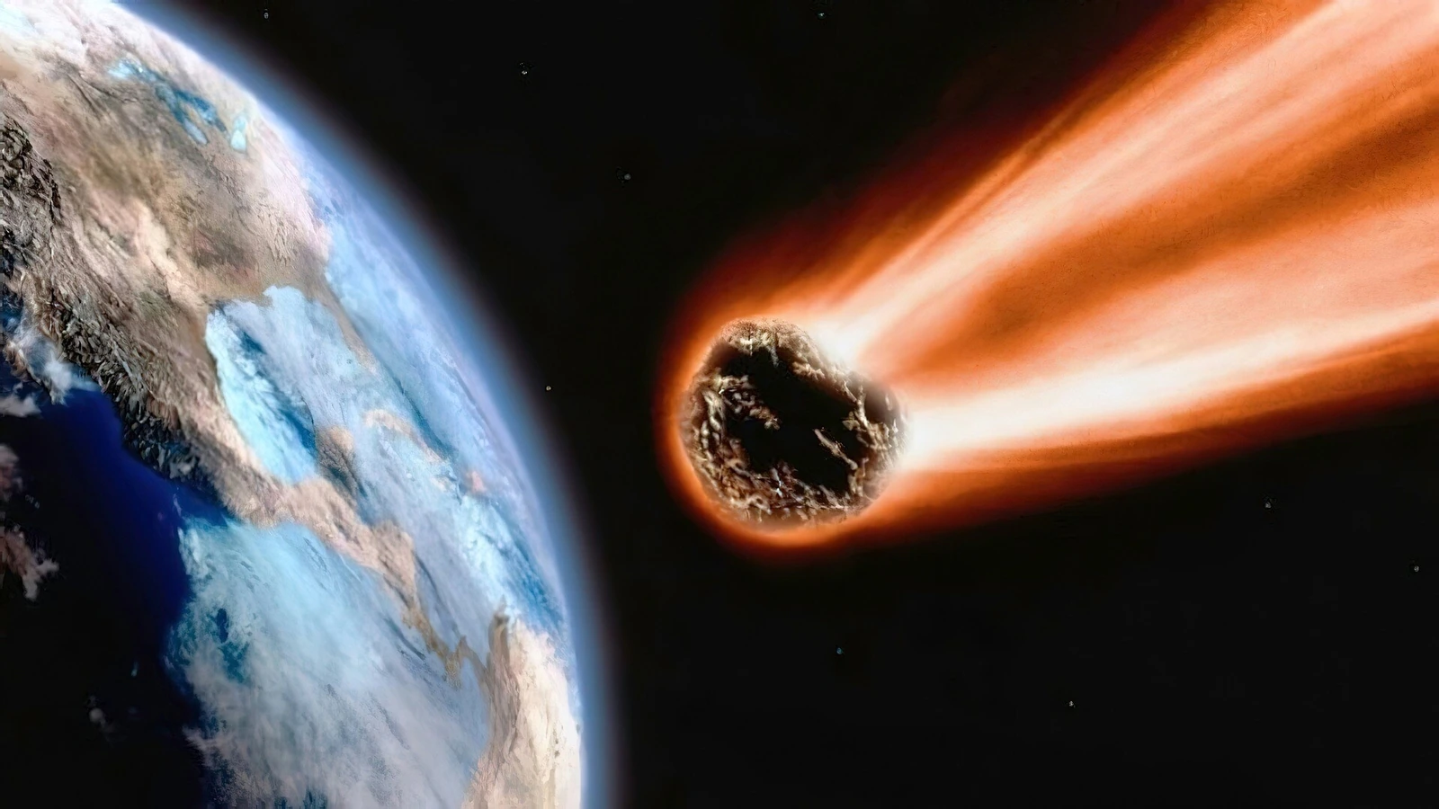 A meteor hits the earth, a fireball explodes in the atmosphere, a shocking boom rocks Indiana