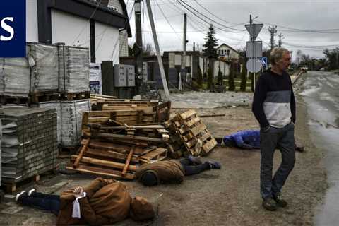 bodies burned in Butcha on the streets and a mass grave of civilians – •