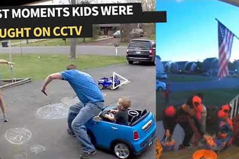 Best Moments Kids Caught Doing Hilarious Things on CCTV Cams