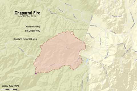 Chaparral Fire grows rapidly in Northern San Diego County - Wildfire Today