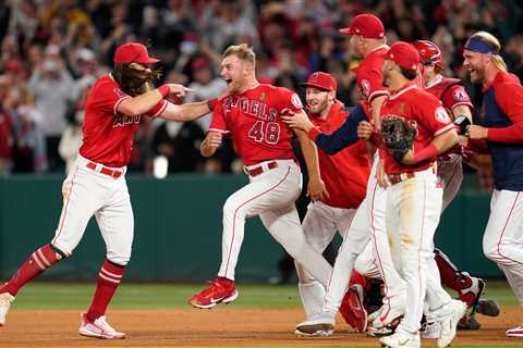 Angels Rookie Throws No-Hitter in Wild Blowout of Rays