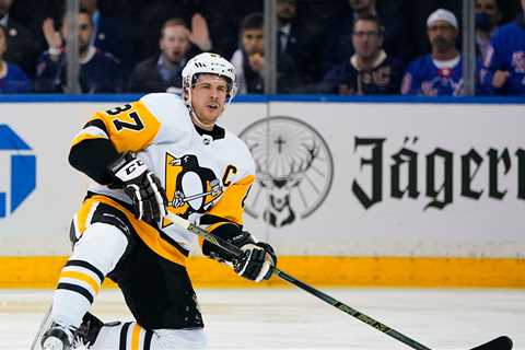 Rangers Knock Sidney Crosby Out of the Game, Then Come Back to Win