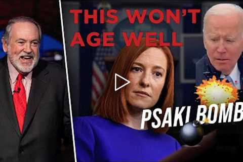 WHOA! Jen Psaki UNLOADS Judgement Bomb on BIDEN! | LwM Clip | Huckabee