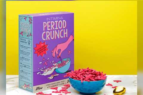 Uterus shaped cereal created to support discussion of periods