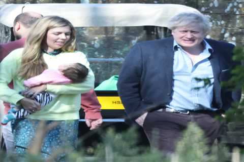 Boris and Carrie Johnson christen daughter Romy at Westminster Cathedral