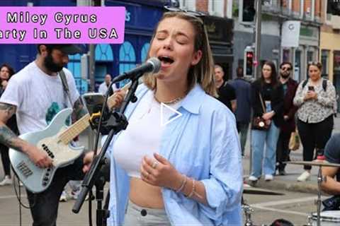 Miley Cyrus - Party in the USA | Allie Sherlock & The3buskteers cover