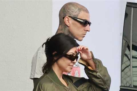 Kourtney Kardashian accompanies Travis Barker to an appointment in Beverly Hills