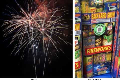 Firefighters: Leave fireworks to the pros