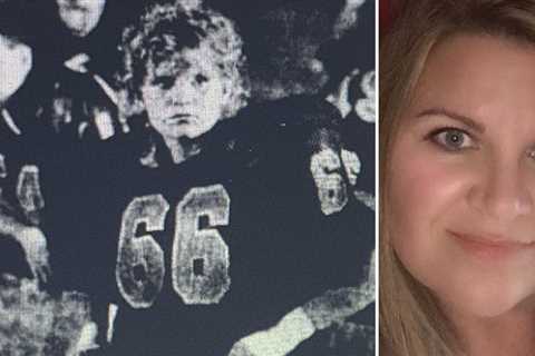 Kathleen Trumbo, the first girl to write letters in Indiana High School football