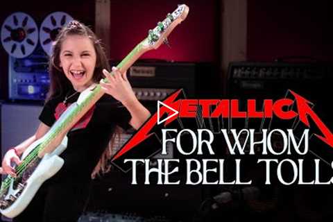 Ellen (10yo) Plays Metallica  - For Whom The Bell Tolls (Bass Cover)