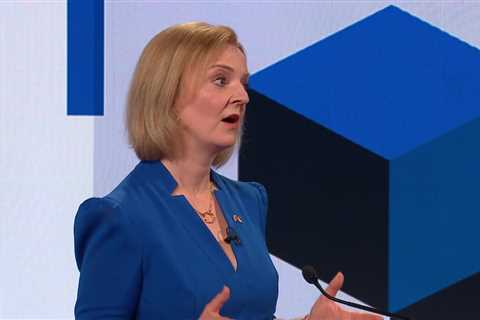 PM rivals Rishi Sunak and Liz Truss clash over the economy and tax cuts in bad-tempered TV debate