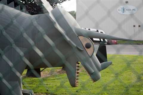 The story behind Alpha’s steel dinosaurs, an endearing Lehigh Valley roadside oddity