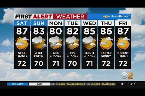 First Alert Forecast: CBS2 8/19 Nightly Weather at 11PM