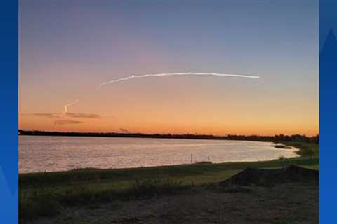 Atlas V rocket launch as seen throughout Southwest Florida