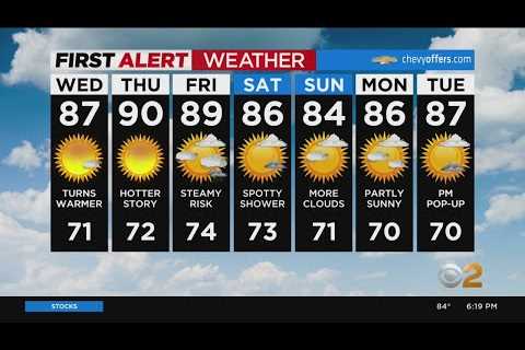 First Alert Forecast: CBS2 8/23 Evening Weather at 6PM