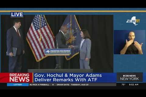 Hochul, Adams speak ahead of meeting on illegal guns