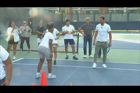 Tennis superstar gives NYC middle schoolers lesson of a lifetime