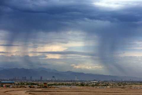 Las Vegas August weather among coolest, wettest