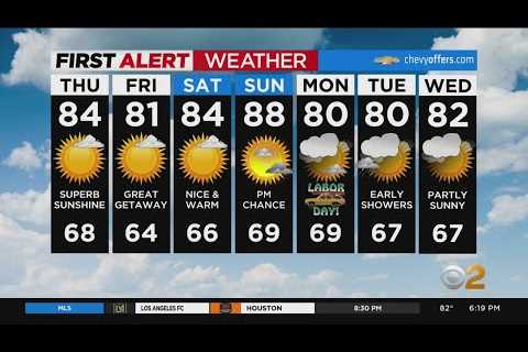 First Alert Forecast: CBS2 8/31 Evening Weather at 6PM