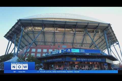 Fans flock to Arthur Ashe Stadium for Williams sisters’ doubles match