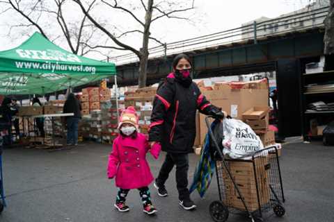 NYC food pantries quickly becoming a hot spot for food shoppers amid 40-year high food prices –..