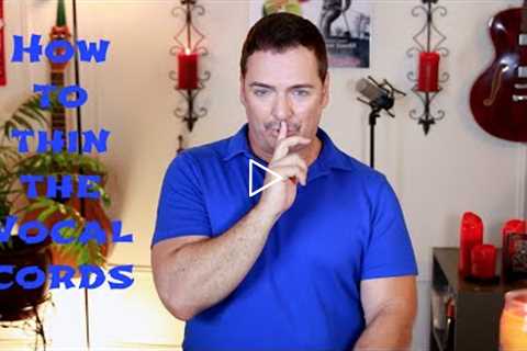 Voice Lesson - How to thin the vocal cords - Jeffrey Alani Stanfill - Episode #8