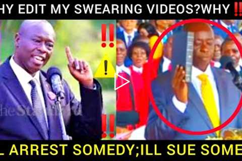 GACHAGUA WARNS SOCIAL MEDIA USERS😂😂MSIPINDUE VIDA ZANGU🤣 NOT TO EDIT HIS SWEARING VIDEOS😂😂