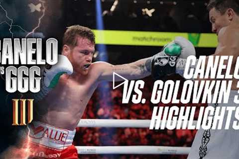 12 ROUND MASTERCLASS | Canelo Alvarez vs. Gennadiy 'GGG' Golovkin 3 Fight Highlights