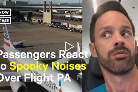 Flight Goes Viral After Weird Noises Come Over PA System
