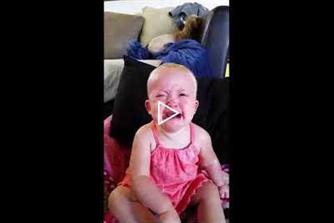 Toddler Stops Crying Immediately When Given Cookie