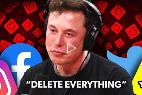 Elon Musk: DELETE Your Social Media NOW! - Here's Why!