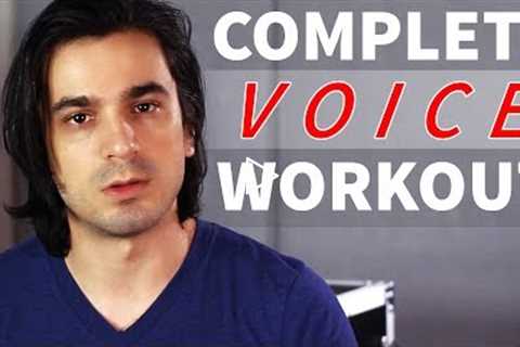 A COMPLETE Vocal Workout | Power, Range, Runs & Singing in Tune