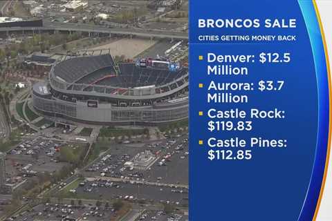 Millions coming to Denver metro area cities after Broncos sale, Castle Rock gets less than $120