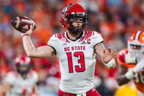 NC State QB Leary out for season with torn pec