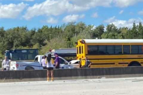 3 Galveston ISD buses involved in chain reaction crash near La Marque