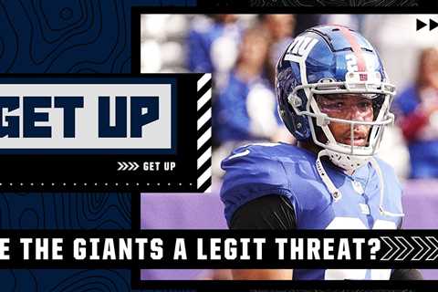 Are Daniel Jones & the Giants a legit threat in the NFC? 🤔 | Get Up