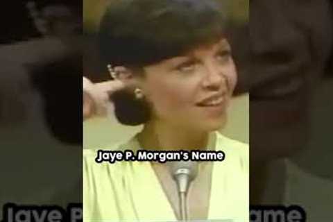 Jaye P. Morgan''s Name #shorts #jayepmorgan