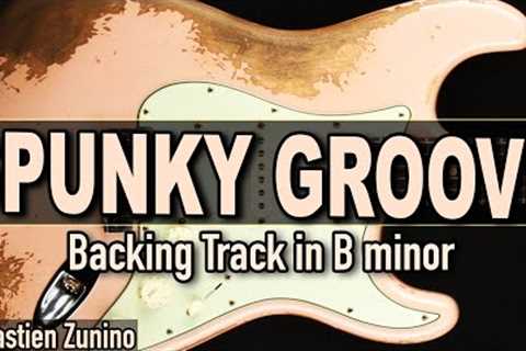 Spunky Groove Backing Track in B minor | SZBT 1031 | Funk Guitar Tabs