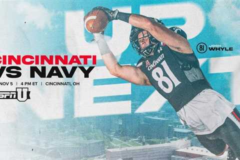 Cincinnati Makes Long-Awaited Return Home Saturday to Host Navy